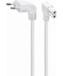 CABLE POWER EU 2.5M ANGLED/PC-184L-VDE-2.5M-W GEMBIRD Сетевые кабели, провода