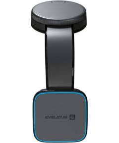Evelatus   MagSafe Qi wireless charging magnetic bendable 360 Swivel suction cup mount (for Car dashboard/Car windscreen) Black Telefonu lādētāji 12v Automašīnām