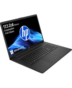 HP 17-cn2270ng (black, Intel Core i7-1255U, Intel Iris Xe Graphics, 16GB DDR4, 512GB (512GB SSD), Windows 11 Home) - DE Layout Portatīvie datori