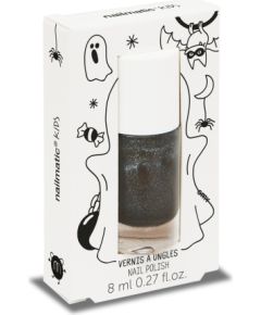 Nailmatic Kids bērnu nagu laka uz ūdens bāzes, 8ml, CASPER- melna - CASPER Nagu lakas
