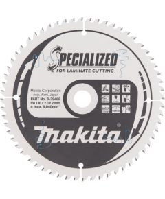 Griešanas disks laminātam Makita; 190x2x20,0 mm; Z60; 5° Zāģripas