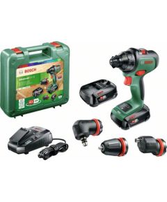 Urbjmašīna-skrūvgriezis Bosch AdvancedDrill 18; 18 V; 2x2,5 Ah akum. + piederumi Аккумуляторная дрель / шуруповёрты