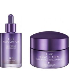 Missha Time Revolution Night Repair Ampoule & Cream Duo - Dárková sada Smaržas - NESAKĀRTOTS