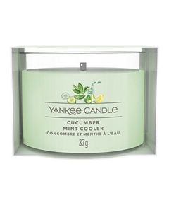 Yankee Candle Cucumber Mint Cooler ( okurková limonáda s mátou ) - Votivní svíčka ve skle 37.0g Ароматы для дома и комнаты