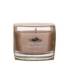Yankee Candle Amber & Sandalwood Votive candle in glass 37.0g Ароматы для дома и комнаты