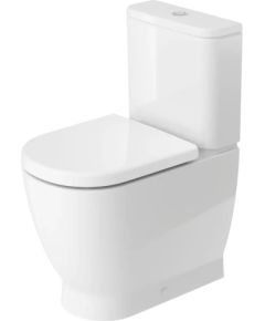 Duravit pods ar QR/SC vāku D-Code rimless, universāls izvads, pievads no apakšas, balts Напольные унитазы