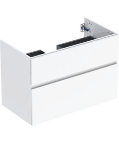 Geberit izlietnes skapītis Aniara, 888x475 mm, h=605 mm, 2A, spīdīgs balts Izlietnes skapis, plaukts