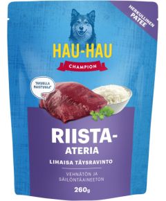 4Vets WET DOG FOOD HAUHAU CHAMPION GAME 260G Suņu barība