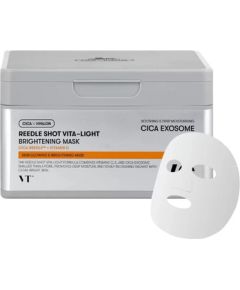 Vt Cosmetics Cica Care Vita-Light Brightening Mask ( 30 ks ) - Rozjasňující plátýnková maska s vitaminem C 30ml Духи и косметика