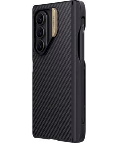 Nillkin Synthetic Fiber PRO Magnetic Pen Slot Aizsargapvalks priekš Samsung Galaxy Z Fold 7 / zelta Neoriģinālie Maciņi