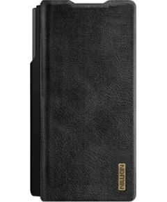 Nillkin Qin Book PRO Pen Slot Case Aizsargapvalks priekš Samsung Galaxy Z Fold 7 ar nodalījumu pildspalvai / melns Neoriģinālie Maciņi
