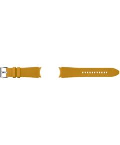 ET-SHR89LYE Samsung Galaxy Watch 4 46mm Leather Band Кожаный ремешок для Samsung Galaxy Watch 4 46mm M/L / коричневый Smart pūlksteņu aksesuāri