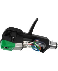 Audio Technica Audio-Technica AT-VM95E/H, cartridge (black/green, pre-assembled set (AT-VM95E + AT-HS6BK)) Jaunumi - Audio-Video