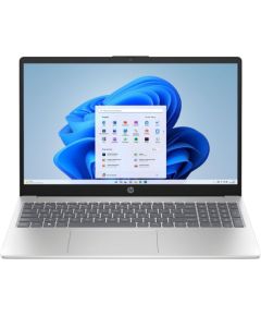 HP 15-fd0217nw 15.6 FHD Intel Core i3-N305/8GB/512GB/Intel UHD Graphics/WIN11 Home/ENG kbd/Silver/2Y Warranty HP Portatīvie datori