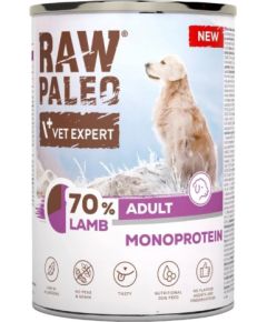 VETEXPERT Raw Paleo Lamb - wet dog food - 400g Suņu barība