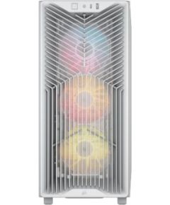 Corsair 3200D RS ARGB Mid-Tower White Case Datoru korpusi