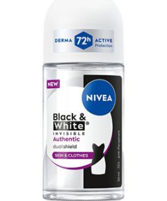 Nivea B&W Authentic Anti-Perspirant - Kuličkový antiperspirant 50ml Дезодоранты