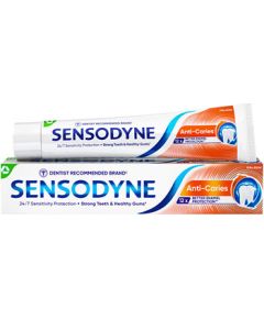 Sensodyne Anti-Caries s fluoridem Toothpaste - Zubní pasta 75ml Smaržas - NESAKĀRTOTS