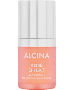 Alcina Rosé Effect Eye Cream - Rozjasňující oční krém 15ml Ķermeņa kosmētika