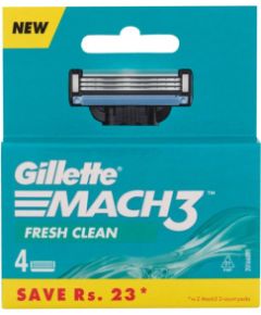 Gillette Mach3 / Fresh Clean 4pc Аксессуары для бритвы