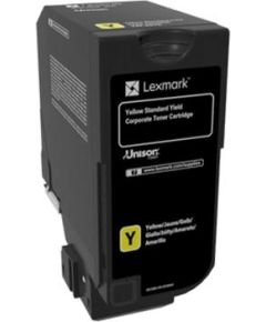 Lexmark Corporate 74C2SYE Laser Toner Cartridge, Yellow