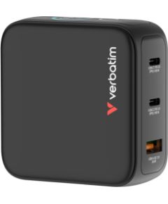 Lādētājs Verbatim Mini GaN Charger 100W 3-Port with Display Зарядные устройства
