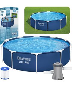 Frame Garden Pool with Pump Blue 305 cm x 76 cm Bestway 56679 Jaunumi, Bērnu preces