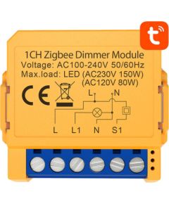 Smart socket switch ZigBee Avatto ZDMS16-1 TUYA Viedie slēdži