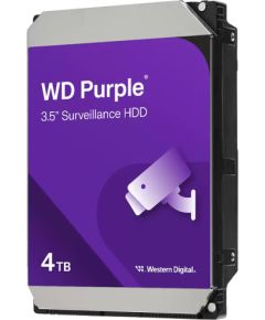 Western Digital WD Purple 4TB CMR 3.5" 128MB SATA 6Gbps HDD Iekšējie cietie diski