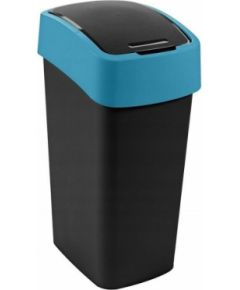 Curver Atkritumu spainis Flip Bin 45L melns/zils Jaunumi -Dārzam
