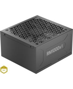 CORSAIR RM1000x Shift (black, 1x 12-pin high power GPU, 4x PCIe, cable management, 1000 watts) Datoru barošanas bloki