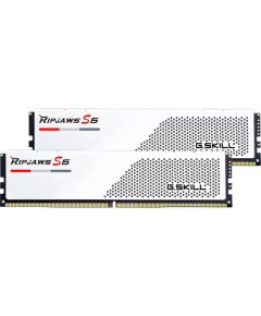 G.Skill DDR5 - 64GB - 5600 - CL - 46 (2x 32 GB) dual kit, memory (white, F5-5600J4645A32GX2-RS5W, Ripjaws S5, INTEL XMP) Оперативная память (RAM)