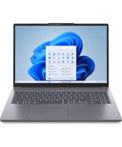 Lenovo IdeaPad Slim 3 16ARP10 Luna Grey 16 " IPS WUXGA 1920 x 1200 pixels Anti-glare AMD Ryzen 5 7535HS 16 GB Soldered DDR5 Solid-state drive capacity 512 GB AMD Radeon 660M Graphics Windows 11 Home 802.11ax Bluetooth version 5.3 Keyboard language US inte Ноутбуки