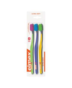 Elmex Ultra Soft Toothbrush 3 pieces Zobu pastas un mutes dobuma skalojamie līdzekļi