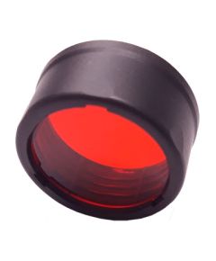 Nitecore NFR26 sarkanās krāsas filtrs – saderīgs ar 26,8 mm lukturīšu galvām, divpusējs minerālu pārklājuma stikla objektīvs, mīksts TPU rāmis Dažādi piederumi tūrismam