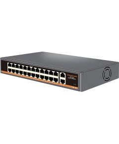 Hismart PoE коммутатор 24ch 100Mbps +2G uplink Коммутаторы (Switch)