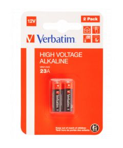 Baterijas Verbatim MN21 23A High Voltage Alkaline 2-Pack 12V Bateriju lādētāji