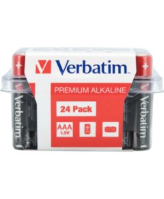 Baterijas Verbatim AAA Premium Alkaline 24-Pack 1.5V Bateriju lādētāji