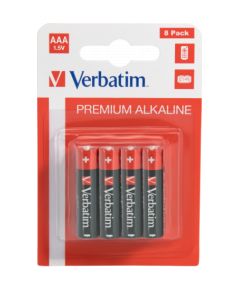 Baterijas Verbatim AAA Premium Alkaline 8-Pack 1.5V Bateriju lādētāji