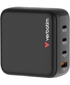 Lādētājs Verbatim Mini GaN Charger 140W 4-Port with Display Зарядные устройства