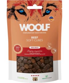 WOOLF Soft Cubes Beef - dog treat - 100g Suņu barība