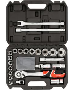 Instrumentu komplekts Yato YT-12662; 1/2''; 24 gab. Механические инструменты