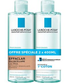 La Roche-posay Effaclar Purifying Micellar Water Duo - Sada odličovacích čisticích micelárních vod Духи и косметика