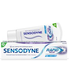 Sensodyne Rapid Relief Зубная Паста Cool Mint 75 ml Зеркала и массажные устройства