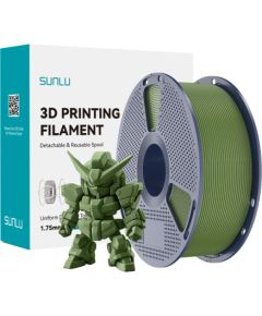 Sunlu PLA+ 2.0 Filament (Olive) 3D Printeri un lāzergravētāji