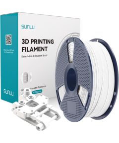 Sunlu ABS Filament (White) 3D Printeri un lāzergravētāji