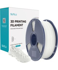 Sunlu TPU 95A Filament (White) 3D Printeri un lāzergravētāji
