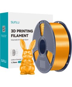 Sunlu PLA+ Silk Filament (Brass) 3D Printeri un lāzergravētāji
