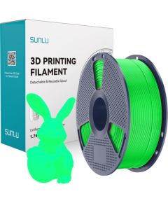 Filament Sunlu PLA Glow In The Dark (zielony) 3D Printeri un lāzergravētāji