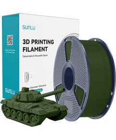 Sunlu PLA+ High-Speed Olive Filament 3D Printeri un lāzergravētāji